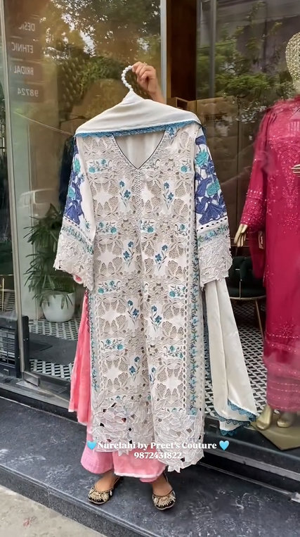 Beautiful 3pcs Crafted Suit