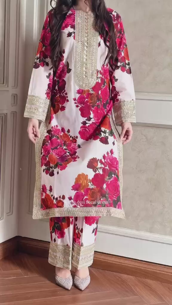3pcs Printed Lawn
