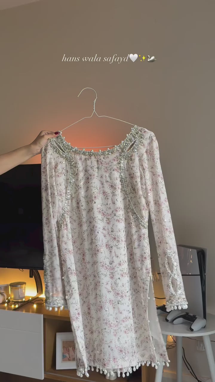 White 3Pcs Spring Dress