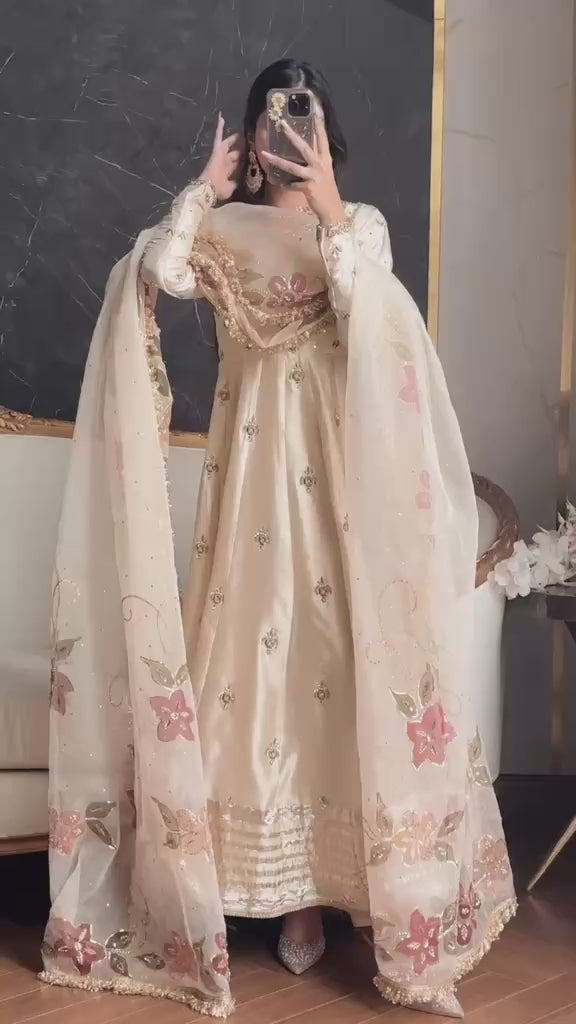 Embroidered 3pcs Frock