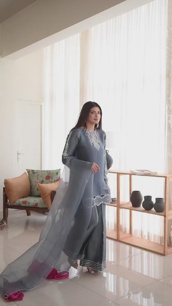 Spring Embraided 3Pcs Suit