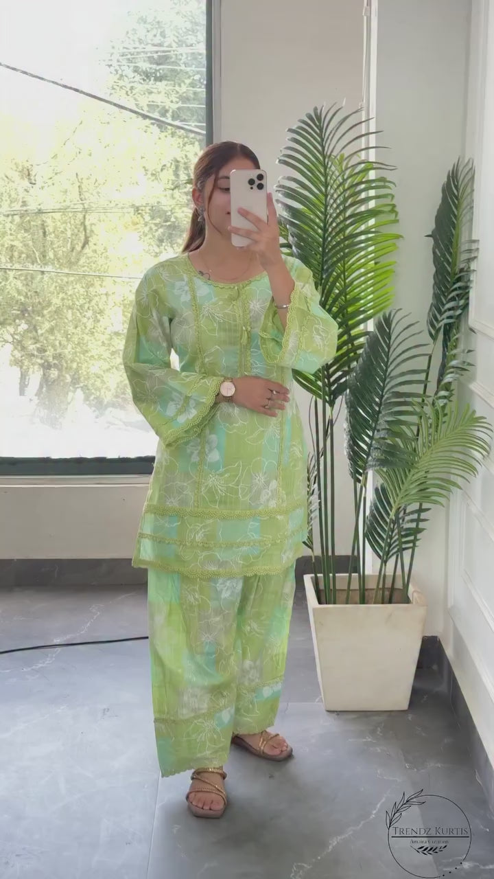 Mal Cotton 3Pcs Stitched Dress